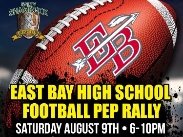  Football with Date and Time of the Pep Ralley